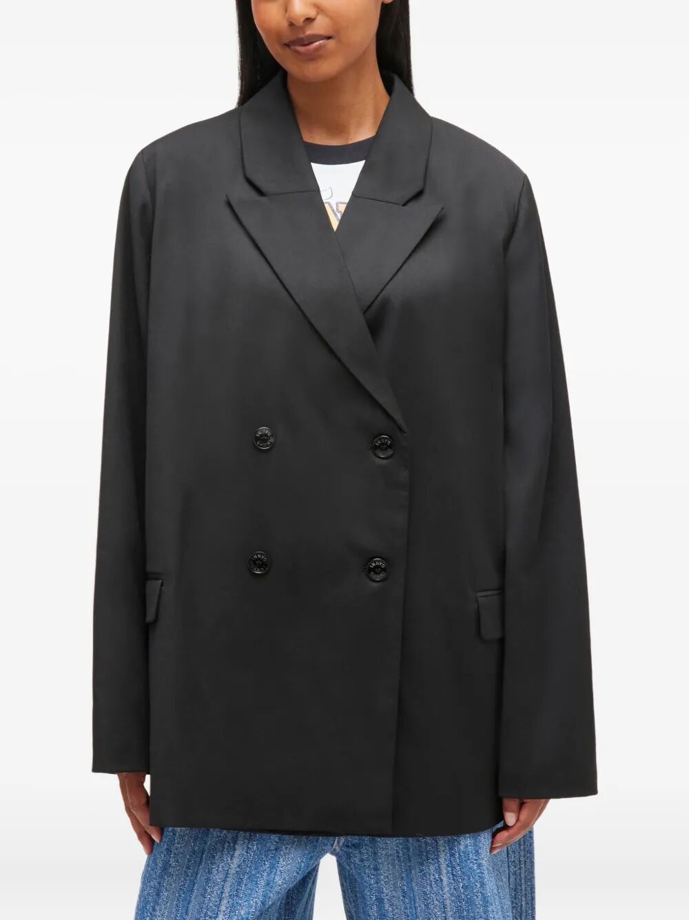 Calendered Wool Blazer