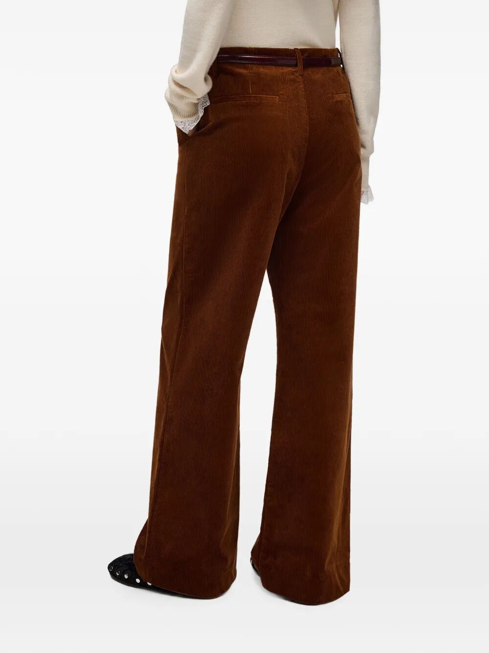 Corduroy Low Crotch Pants