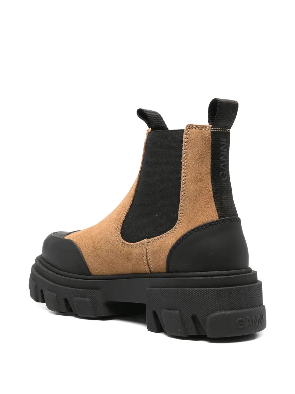 Cleated Low Chelsea Boot Suede