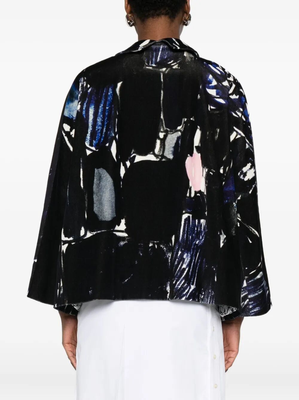 giacca jacket papavero foderata corta