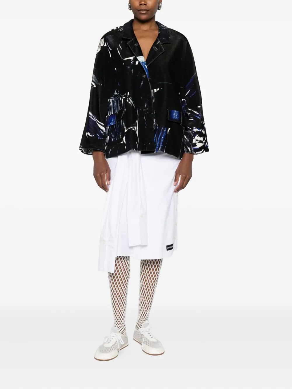 giacca jacket papavero foderata corta