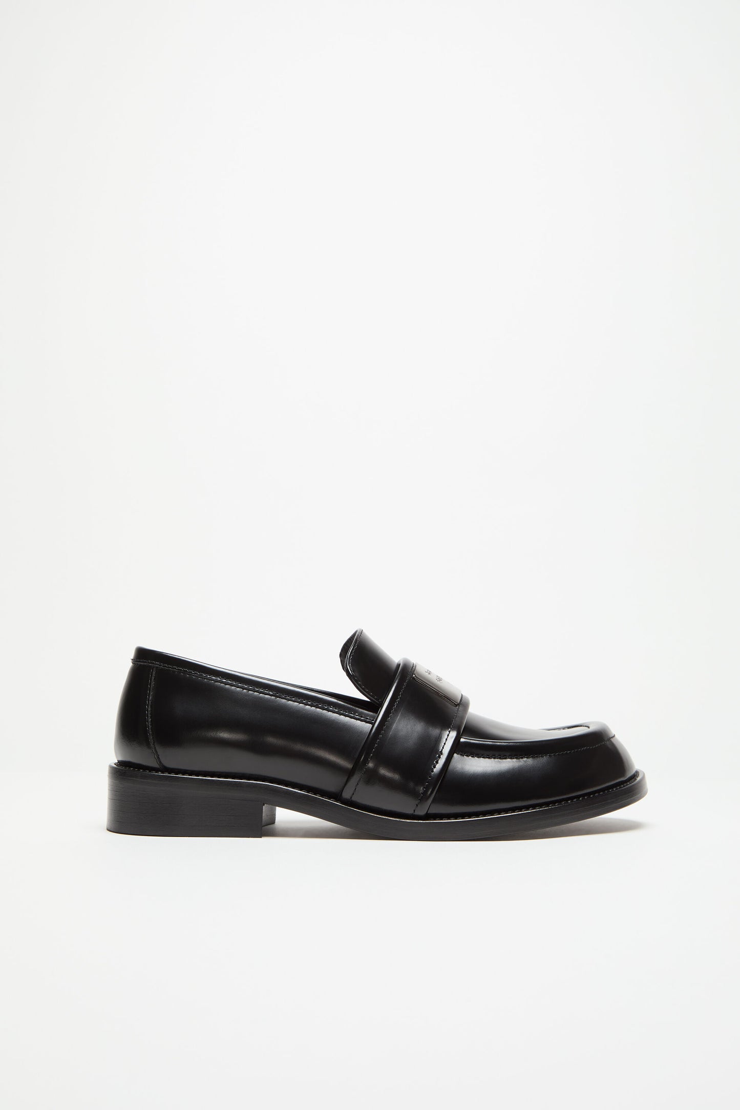 BRUSHED LEATHER LOAFERS