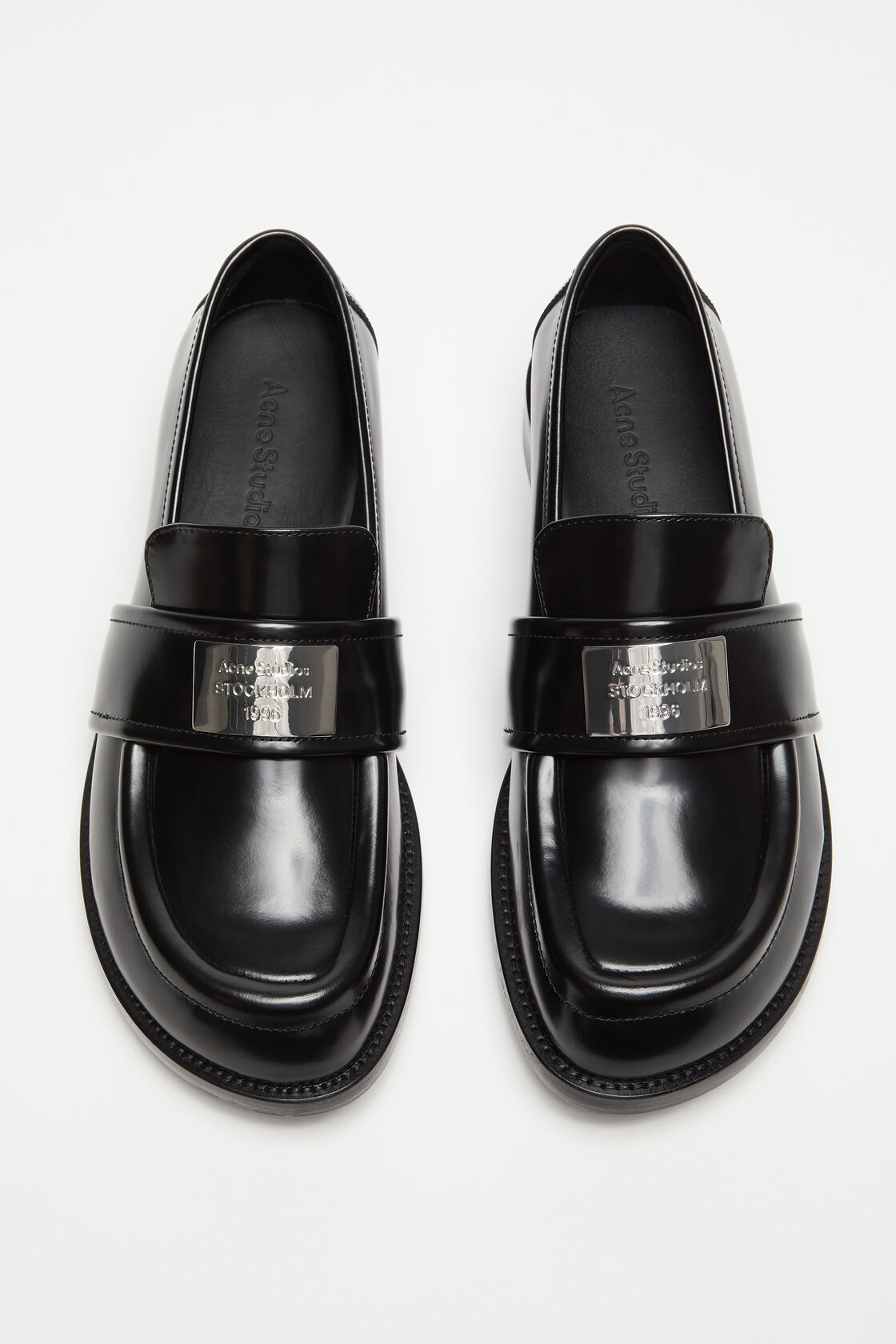 BRUSHED LEATHER LOAFERS