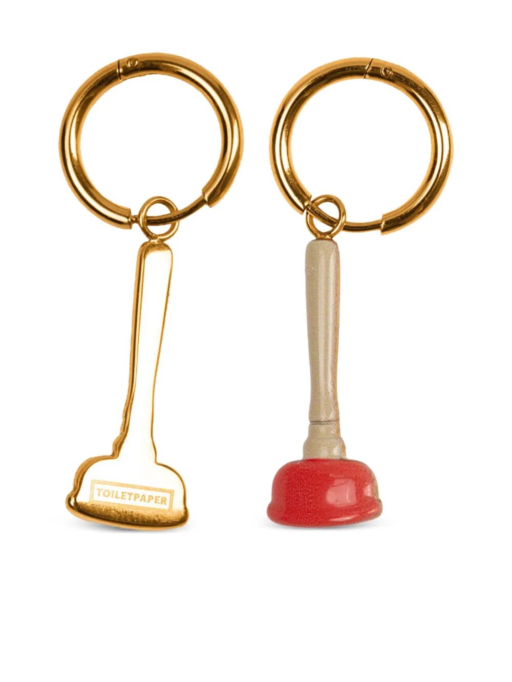 ORECCHINI PENDENTI "TOILETPAPER" TURALAVANDINO