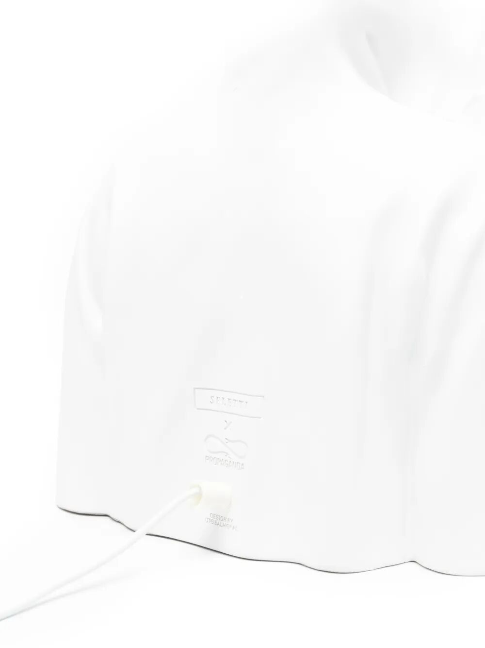 LAMPADA DA TAVOLO IN RESINA BAD GUY bianco