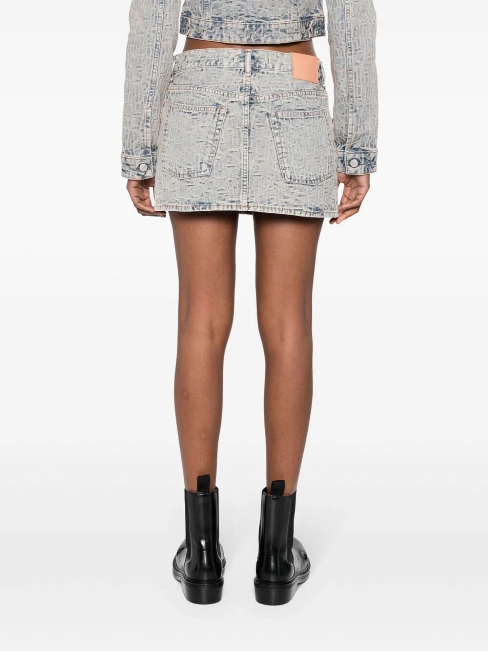 COTTON MINISKIRT