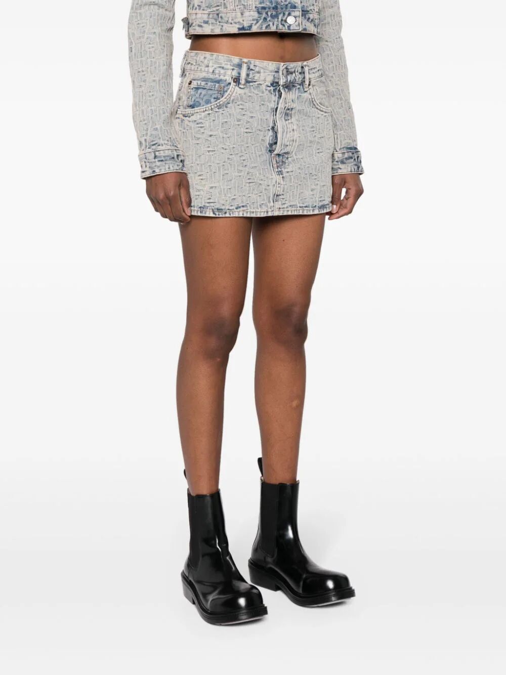 COTTON MINISKIRT