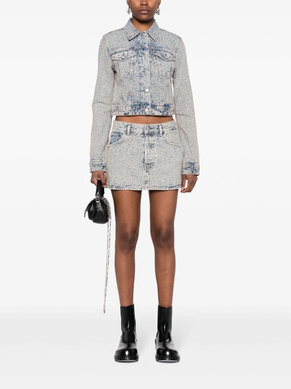 COTTON MINISKIRT