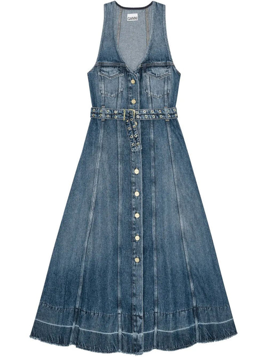 Abito midi in jeans