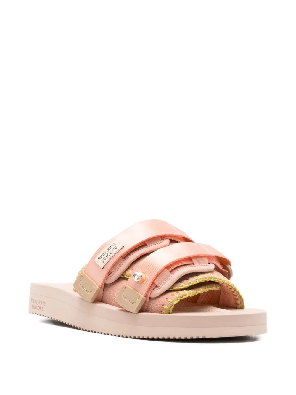 crossed strap sandals