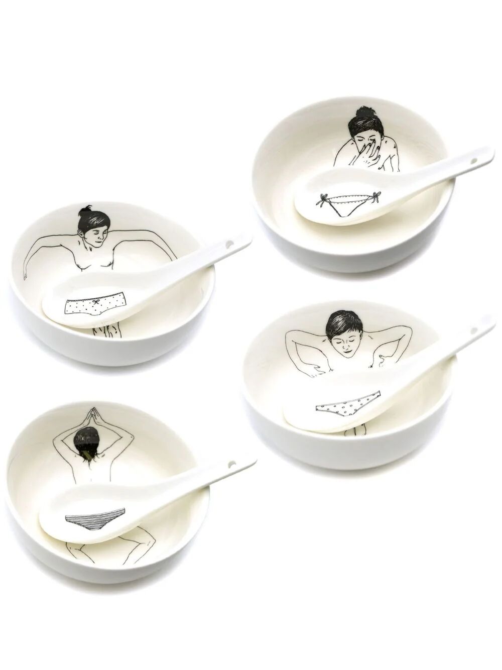 Bowl Undressed set 4