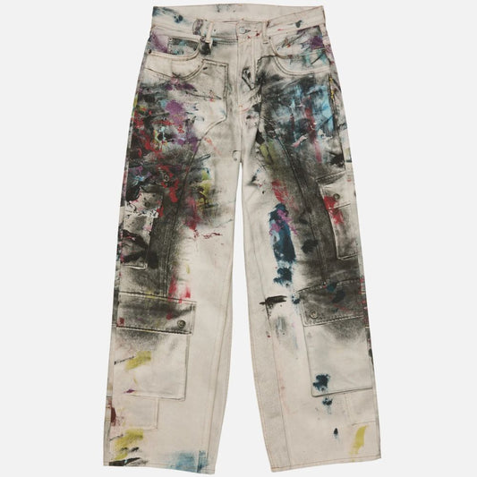 Jeans con stampa