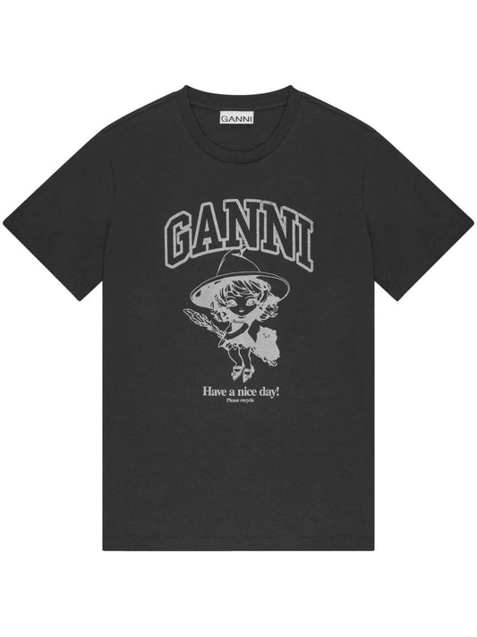 Basic Cotton Witch Relaxed Tshirt