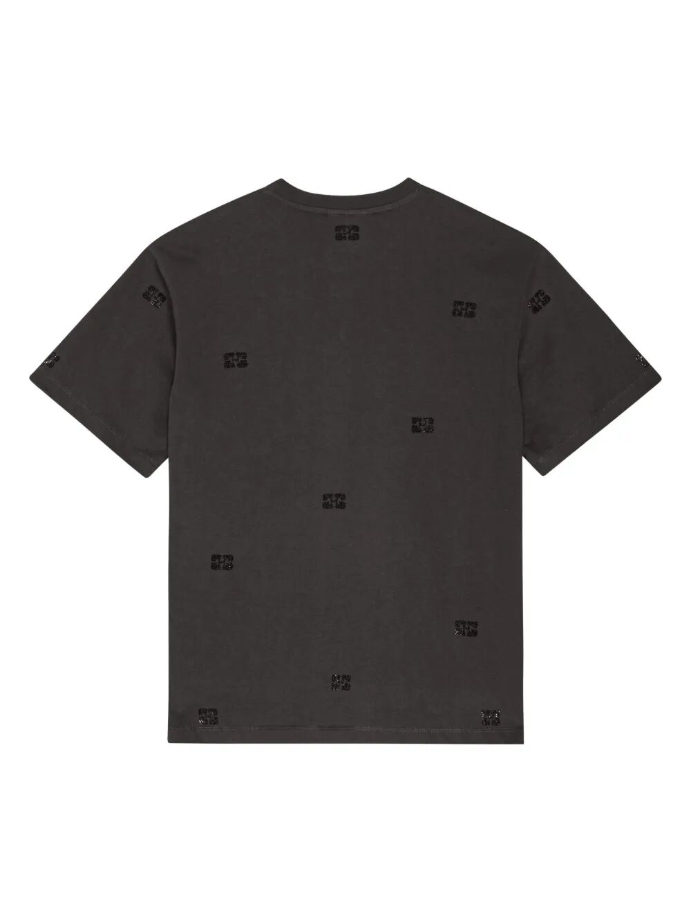 Heavy Cotton Rhinestone Drop Shoulder Tshirt