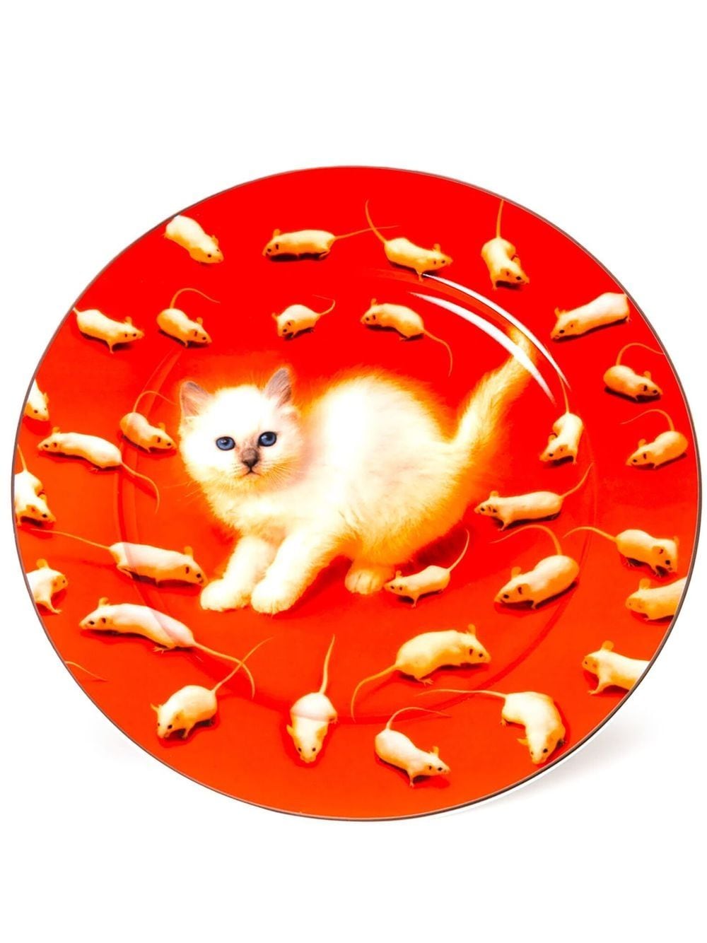 PIATTO IN PORCELLANA "TOILETPAPER" ø Cm.27 - KITTEN