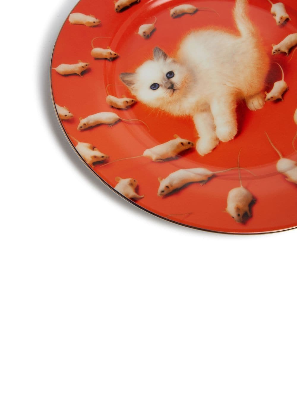 PIATTO IN PORCELLANA "TOILETPAPER" ø Cm.27 - KITTEN