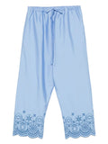 Pantaloni con pizzo san gallo