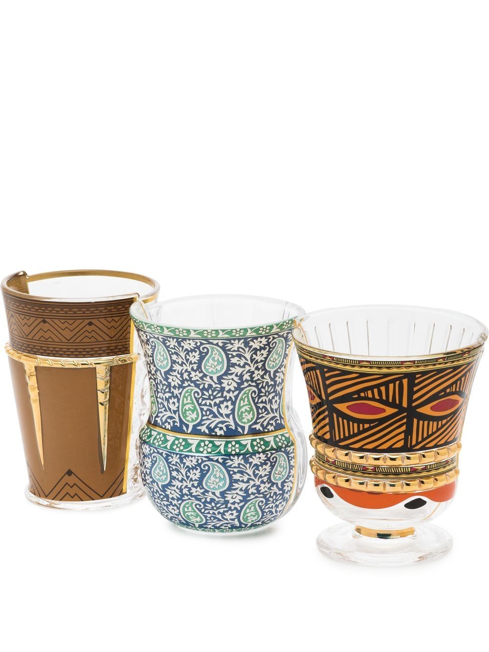 SET 3 BICCHIERI IN VETRO "HYBRID-RODINIA"  220 ml