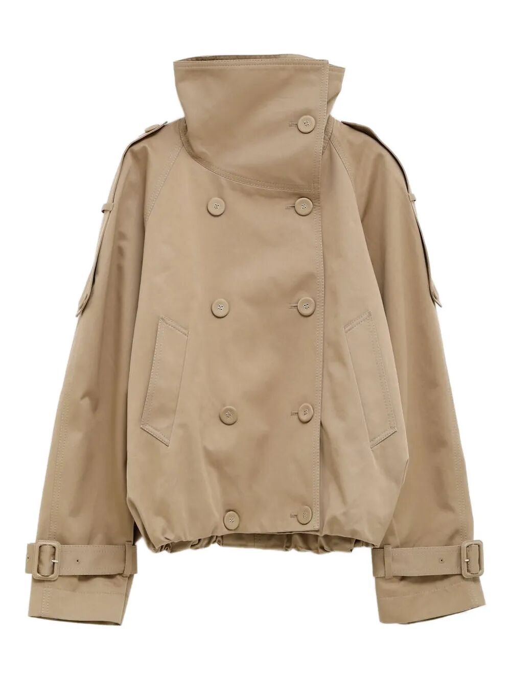 Giacca trench cropped