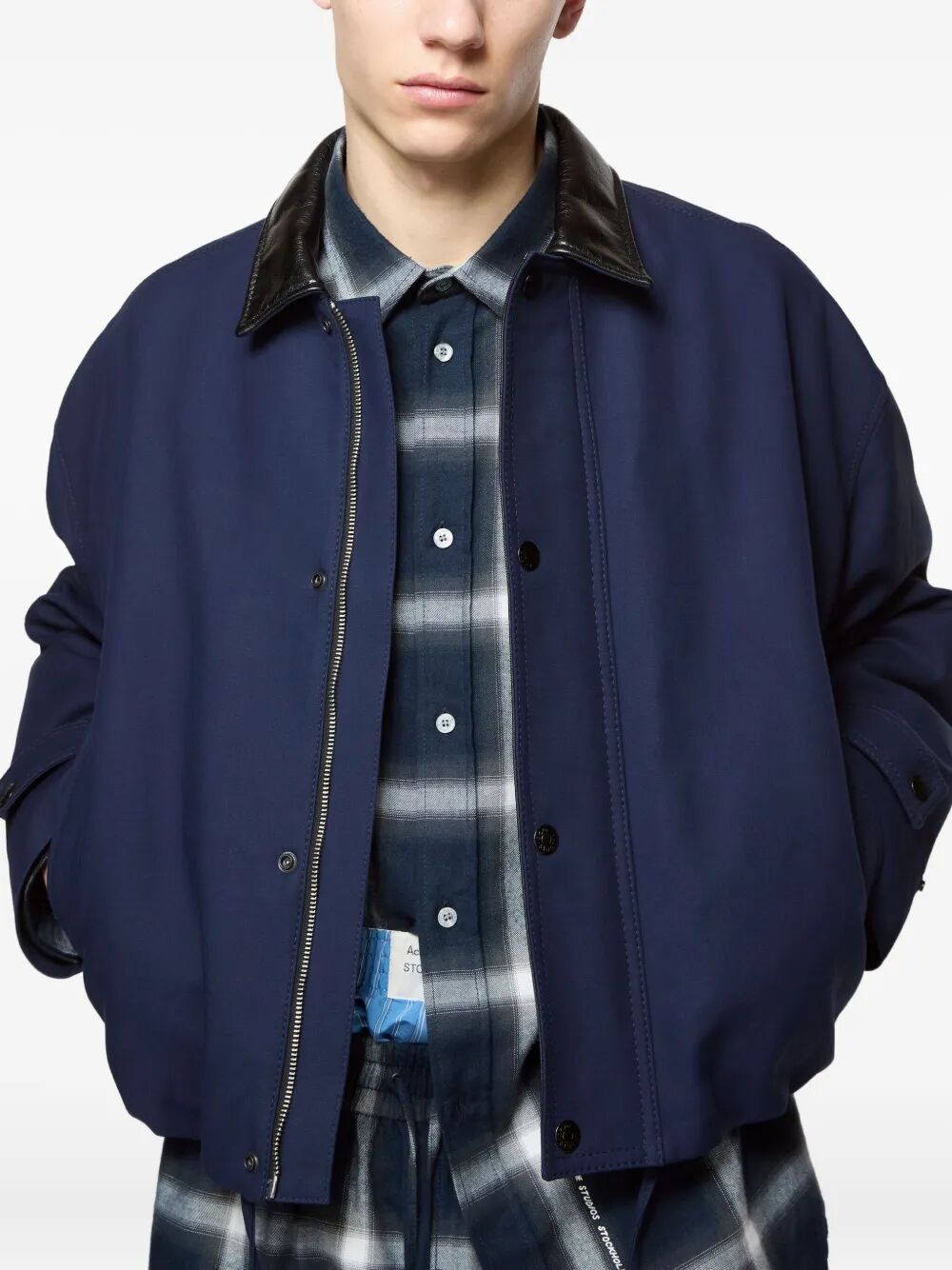 Giacca bomber con colletto