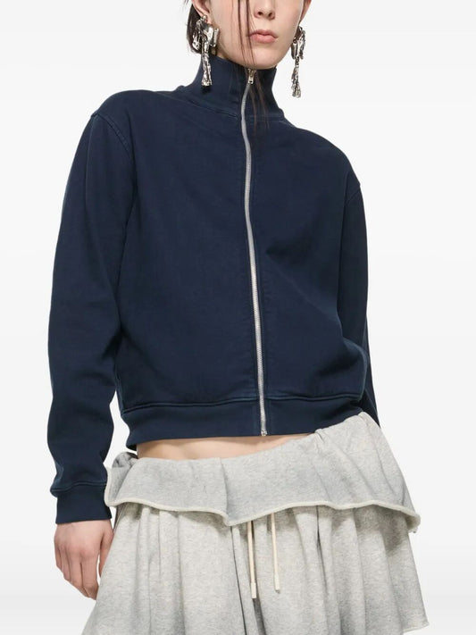 Felpa con zip e cappuccio