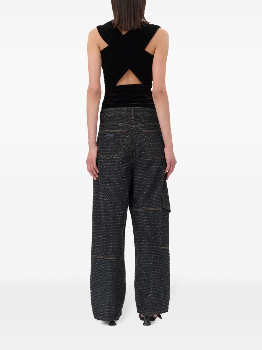 TOP IN VELLUTO LISCIO