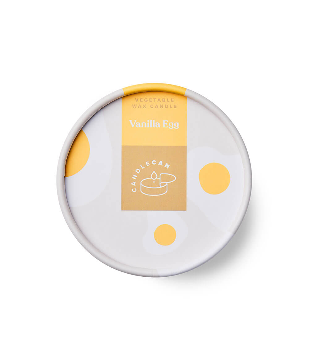 CANDLECAN VANILLA EGG
