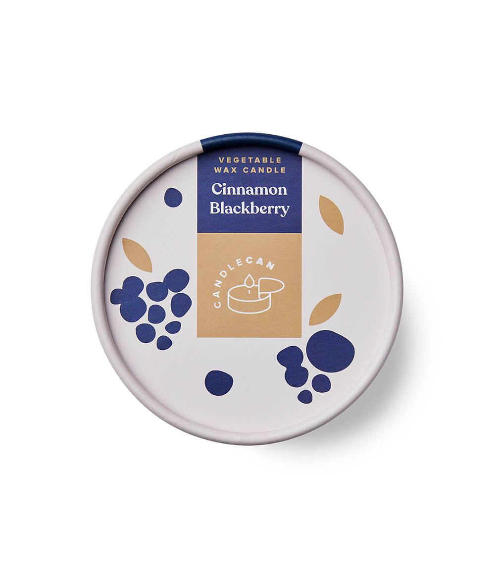 CANDLECAN CINNAMON BLACKBERRY