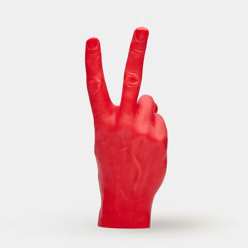 CANDLE HAND PEACE