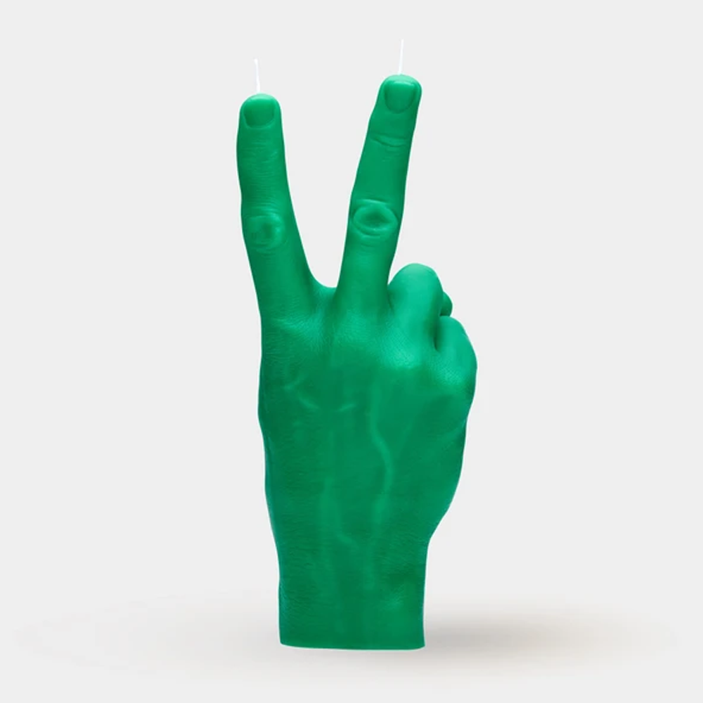 CANDLE HAND PEACE