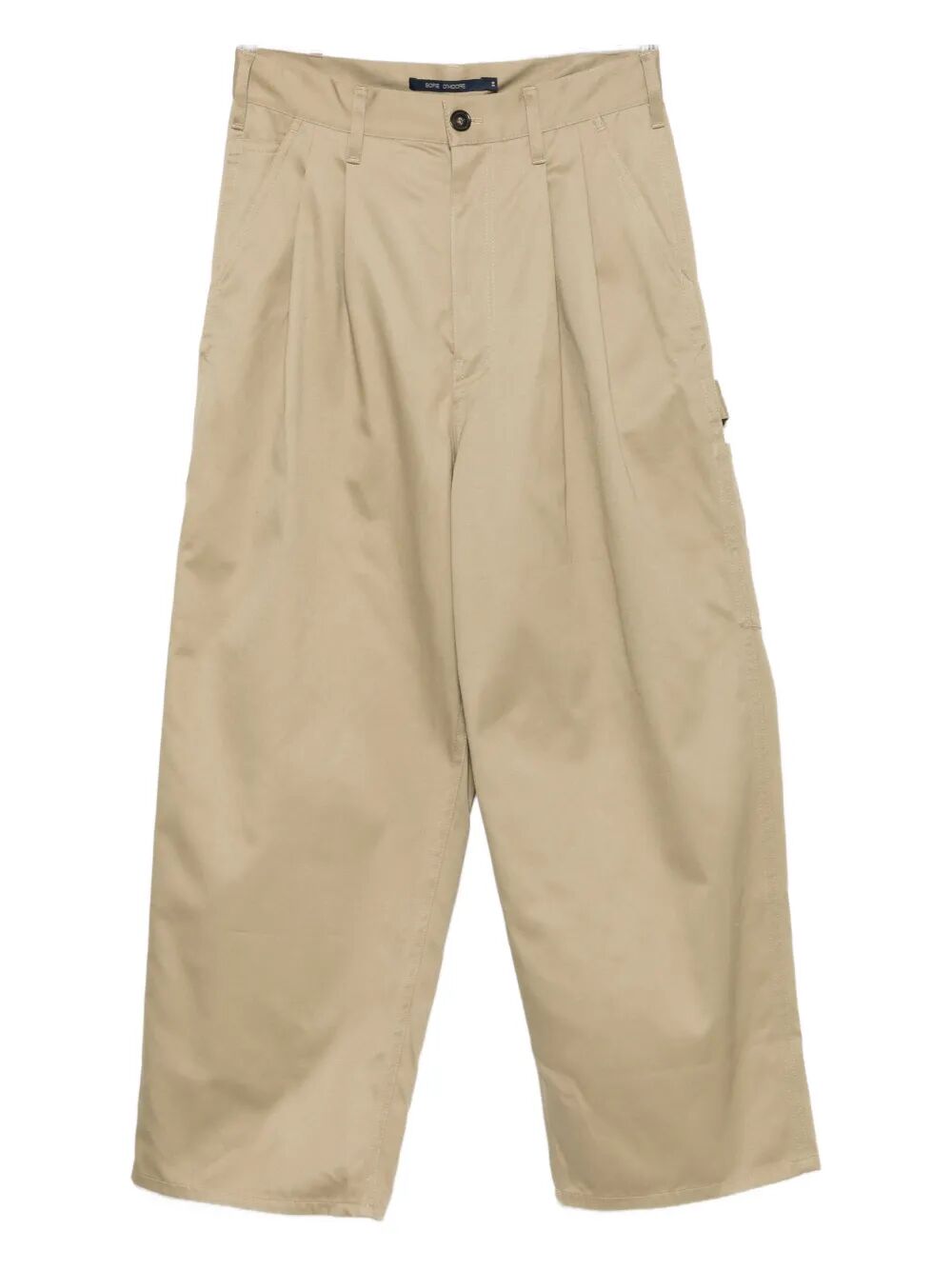 darted loose fit pants