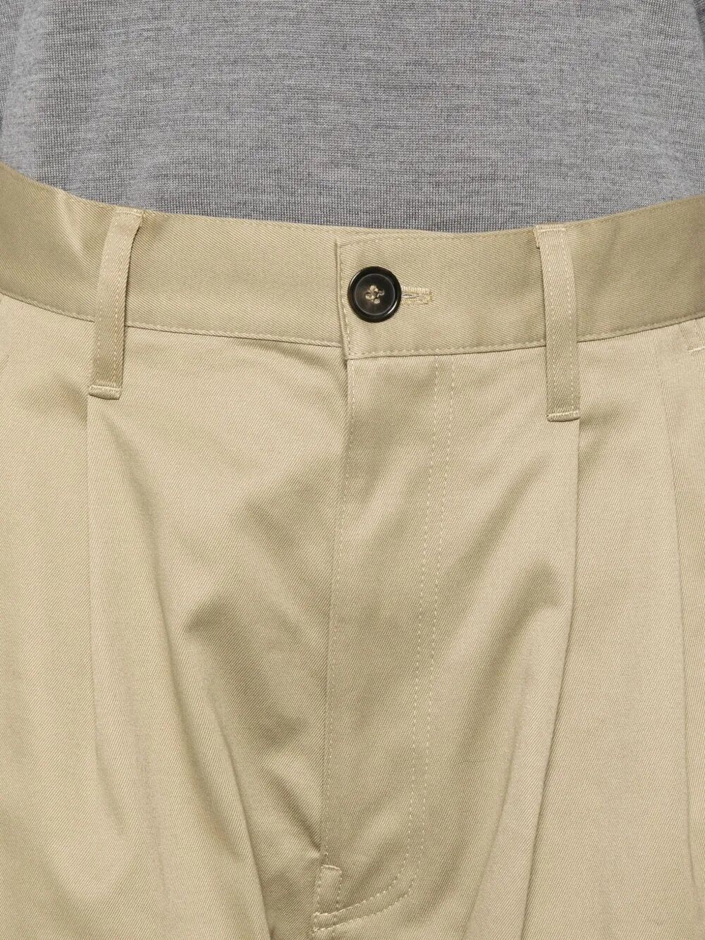 darted loose fit pants