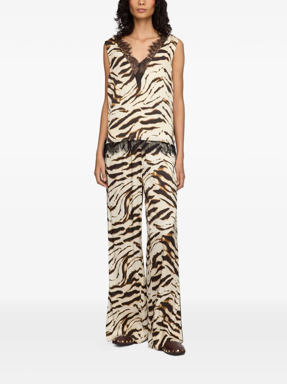 Printed Stretch Satin