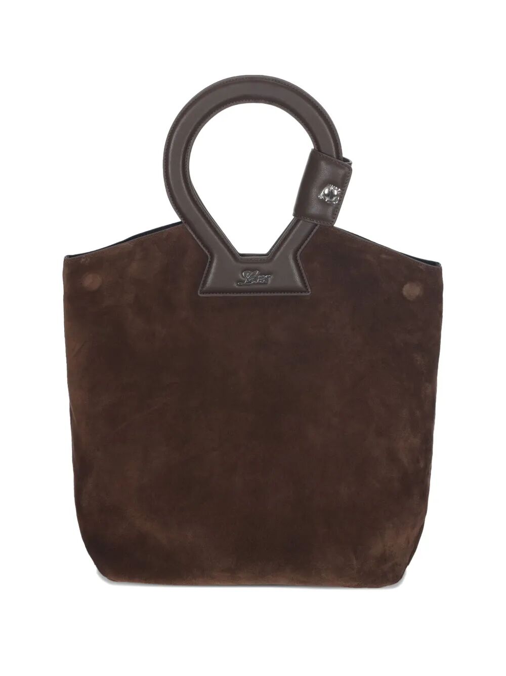 Borsa in pelle marrone