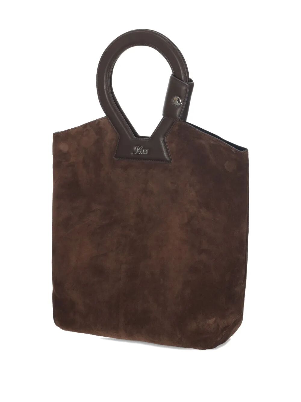 Borsa in pelle marrone