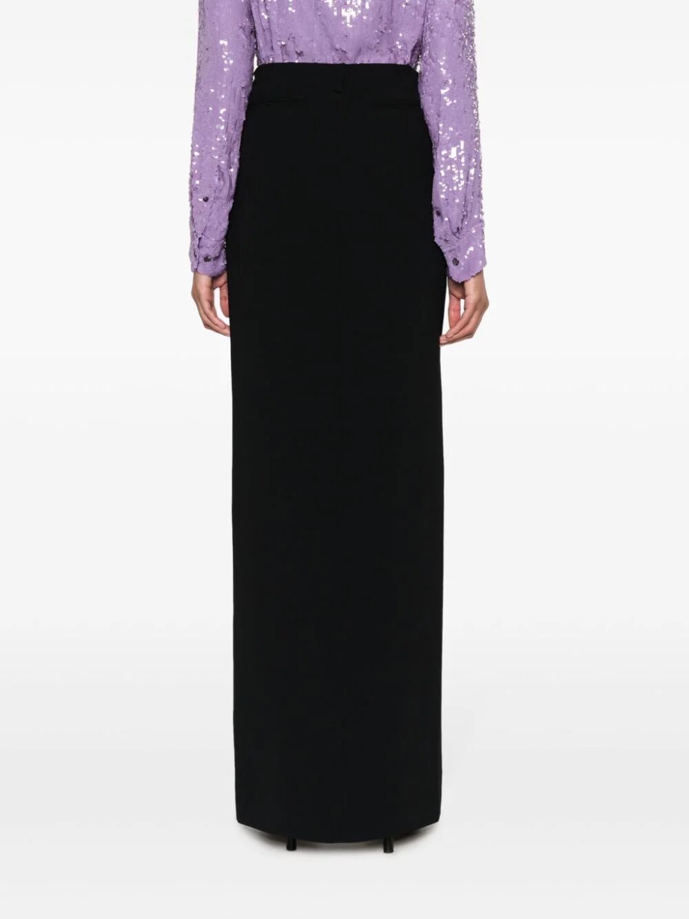 SISMA LG EMB 7216 W.W.SKIRT BLACK