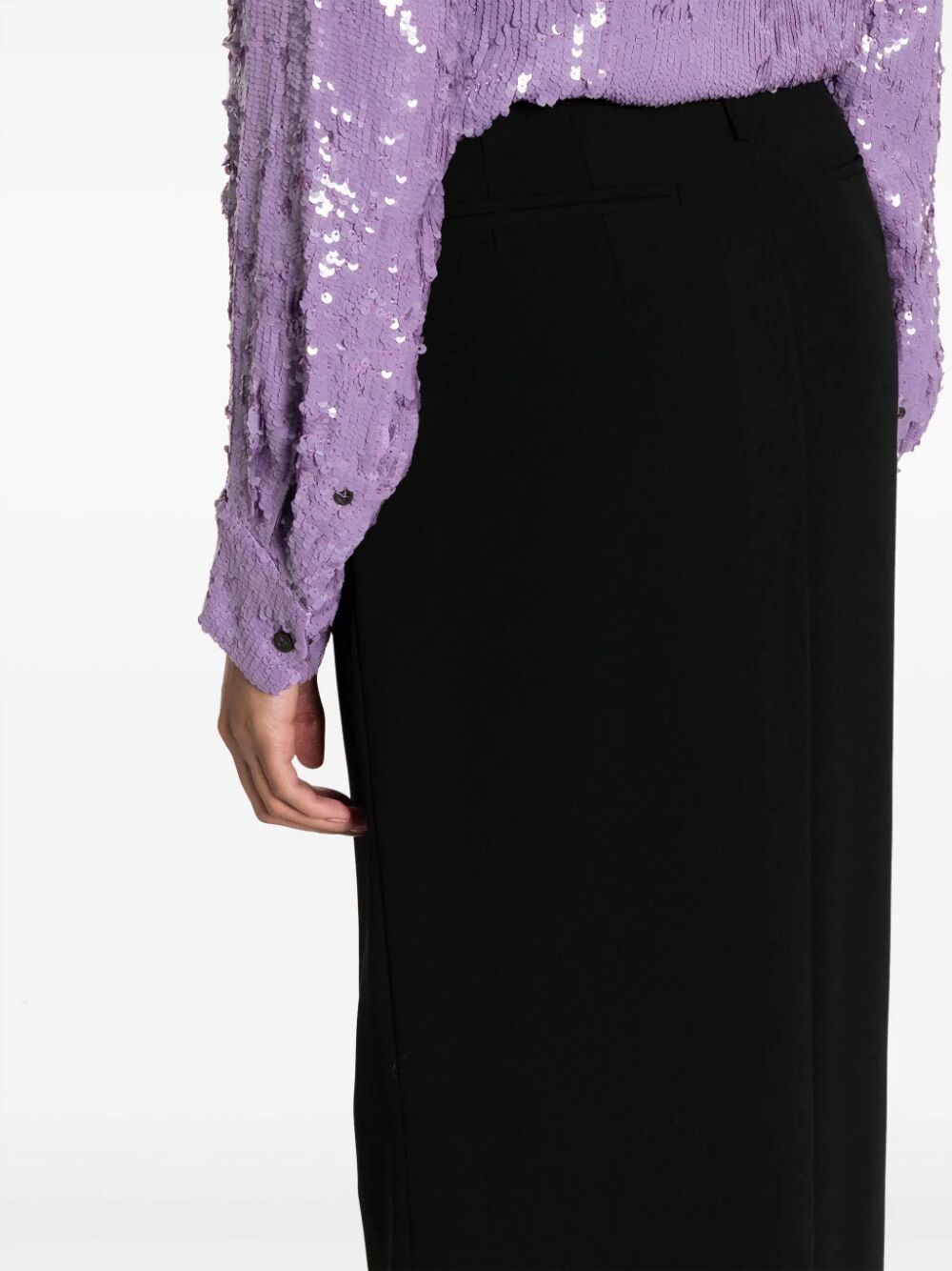 SISMA LG EMB 7216 W.W.SKIRT BLACK