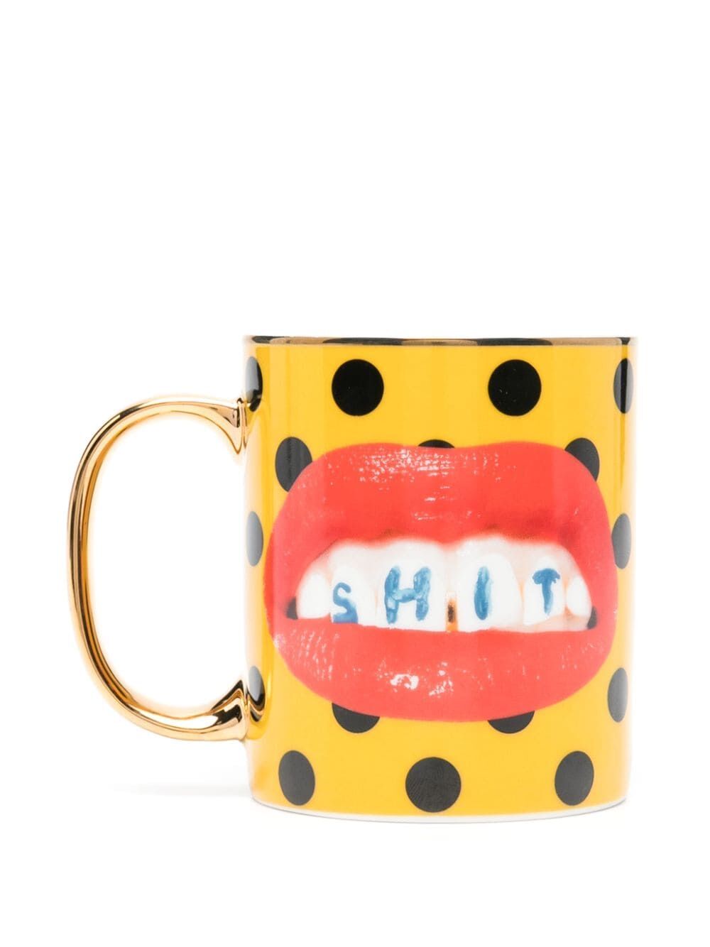 TAZZA IN PORCELLANA “TOILETPAPER HOME” Ø 8 H. 10 CM