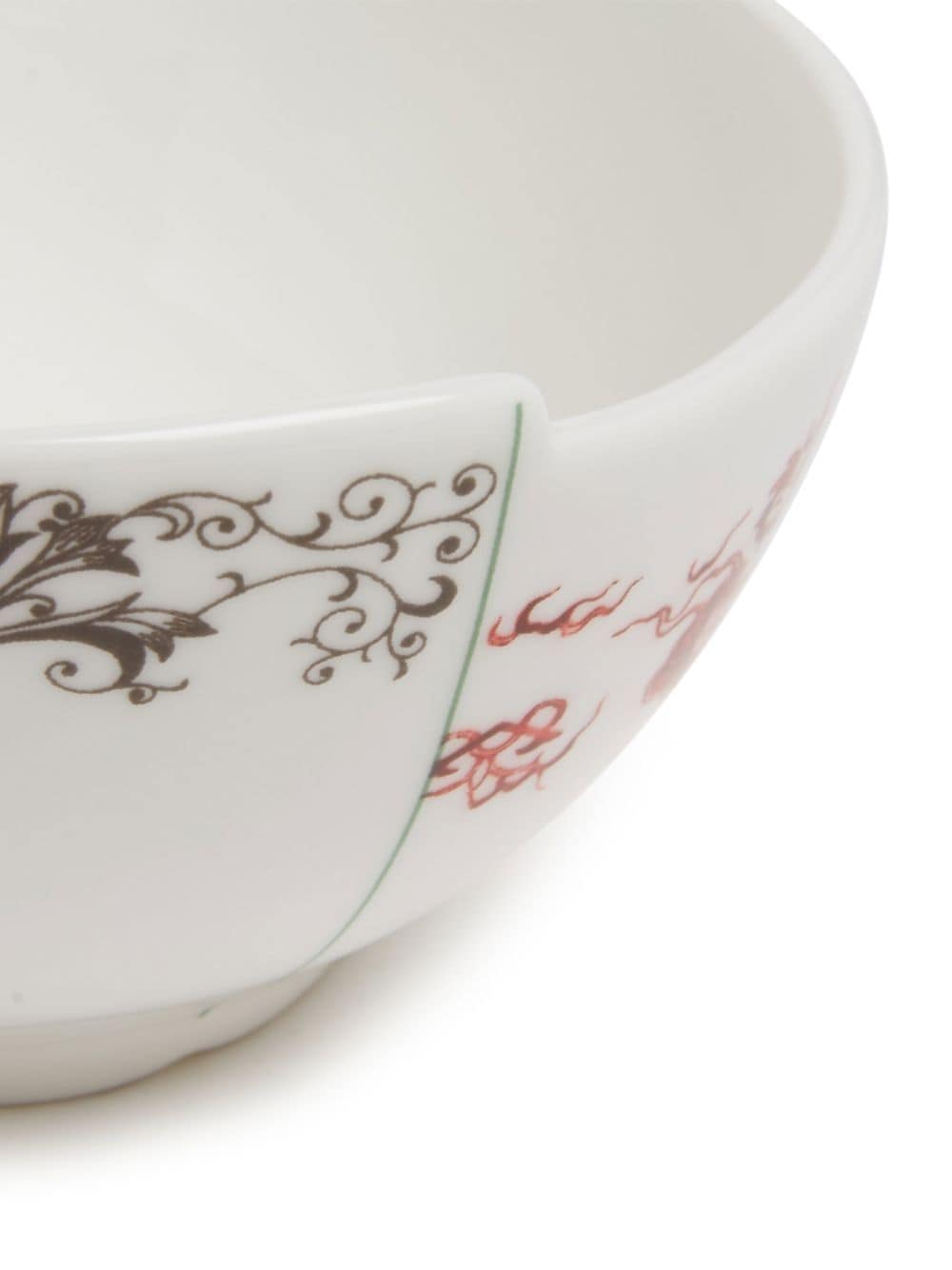 TAZZA DA TÈ CON PIATTINO IN PORCELLANA  "HYBRID-ZORA"