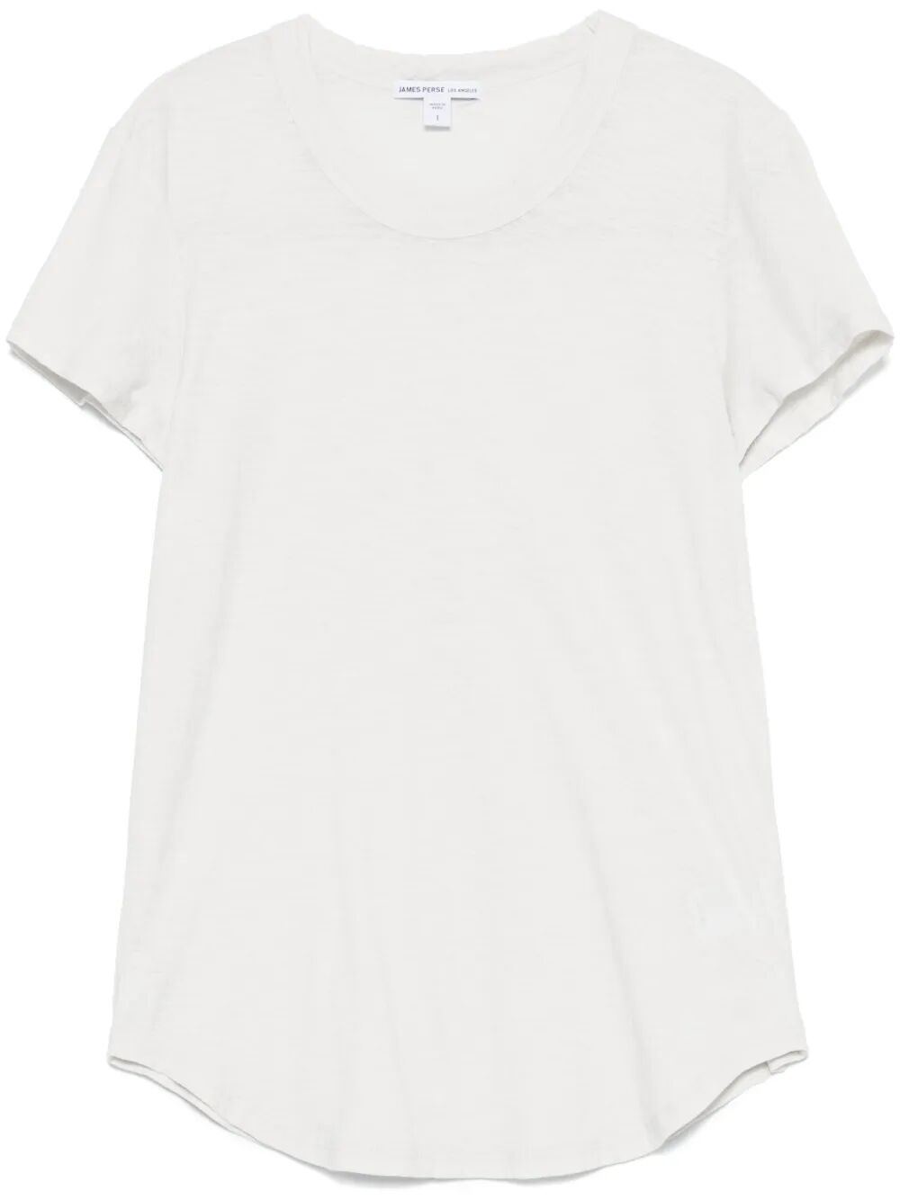SHEER SLUB CREW NECK TEE