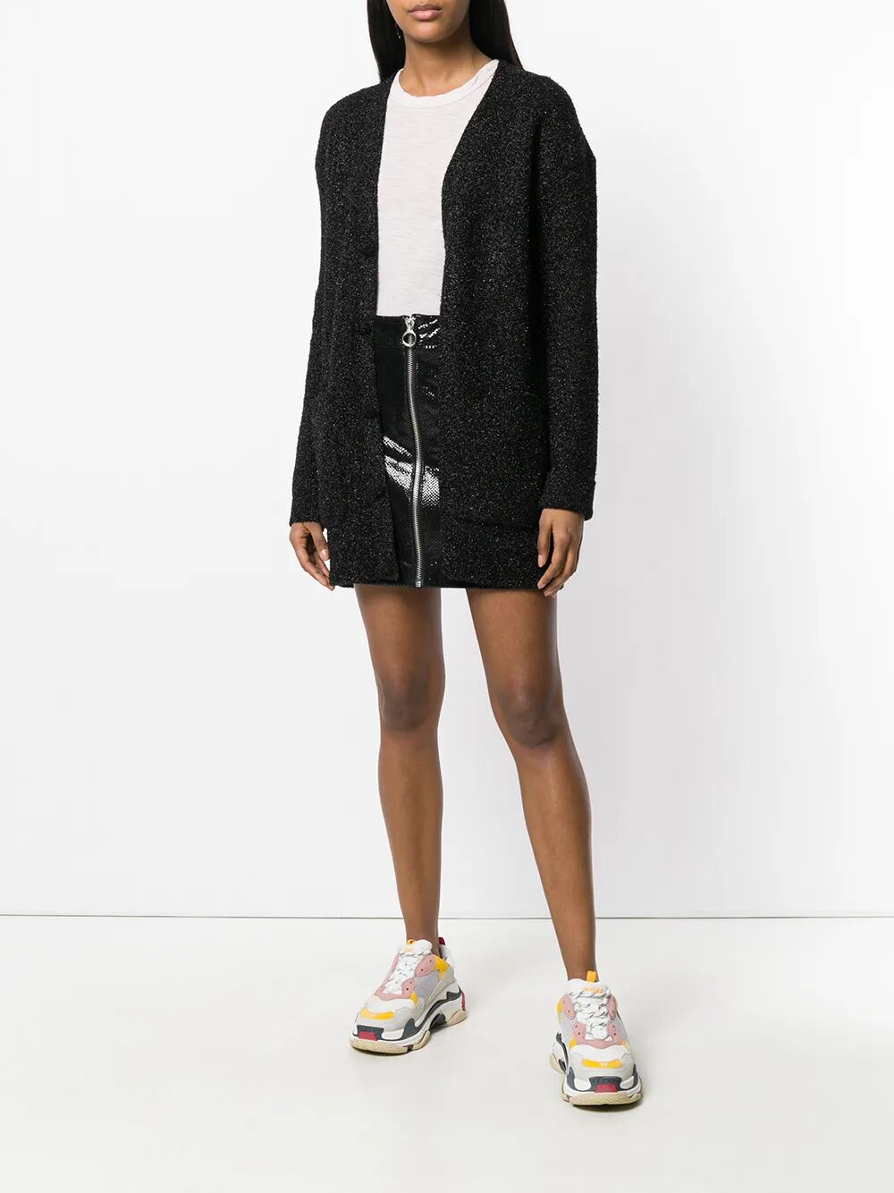 SHEER SLUB CREW NECK TEE