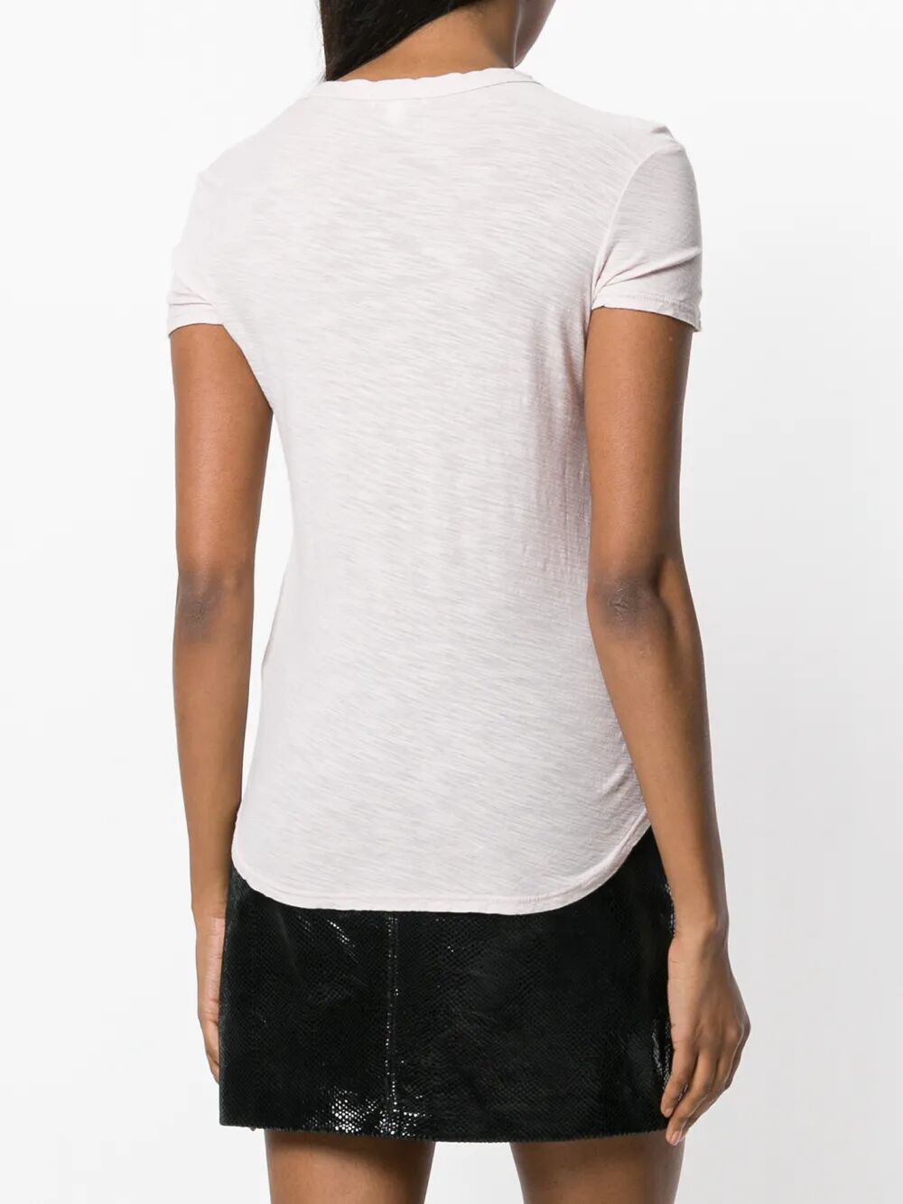 SHEER SLUB CREW NECK TEE