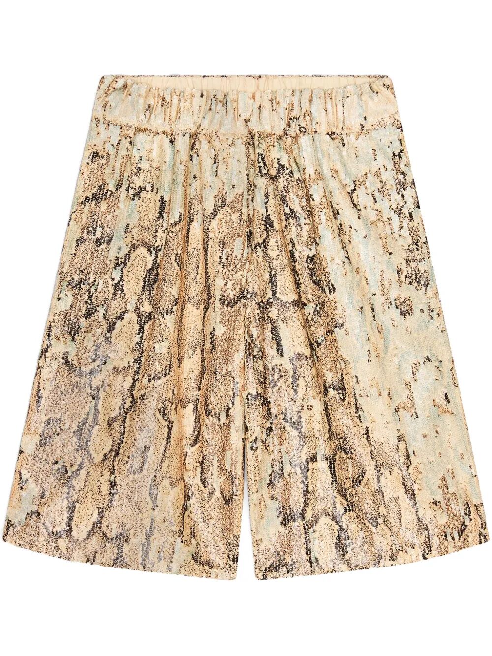 Pantaloni corti con pailettes