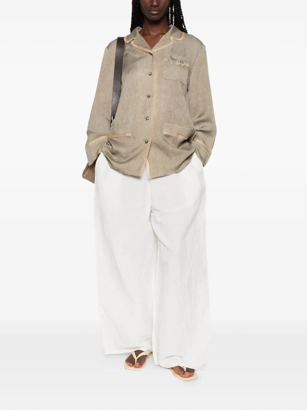 relaxed pants with side pockets