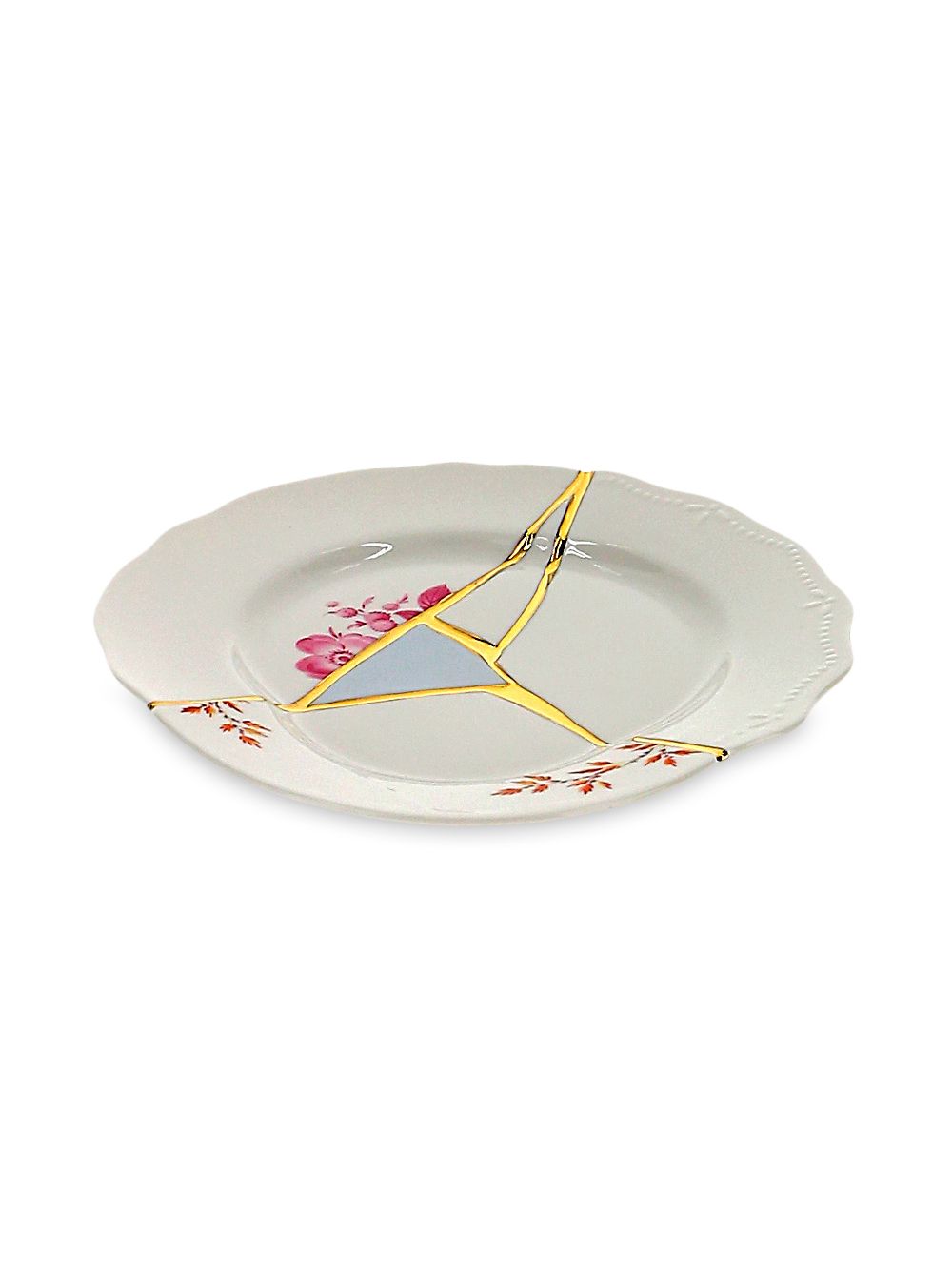 PIATTO DA FRUTTA IN PORCELLANA ø Cm.21 h.2,8 "KINTSUGI-n`1"