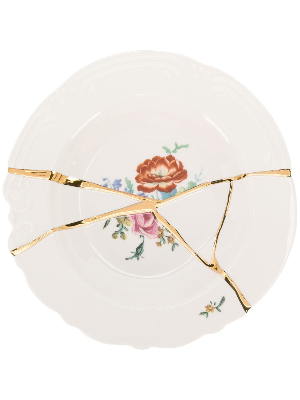 PIATTO FONDO IN PORCELLANA ø Cm.22 h.4 "KINTSUGI-n`2"