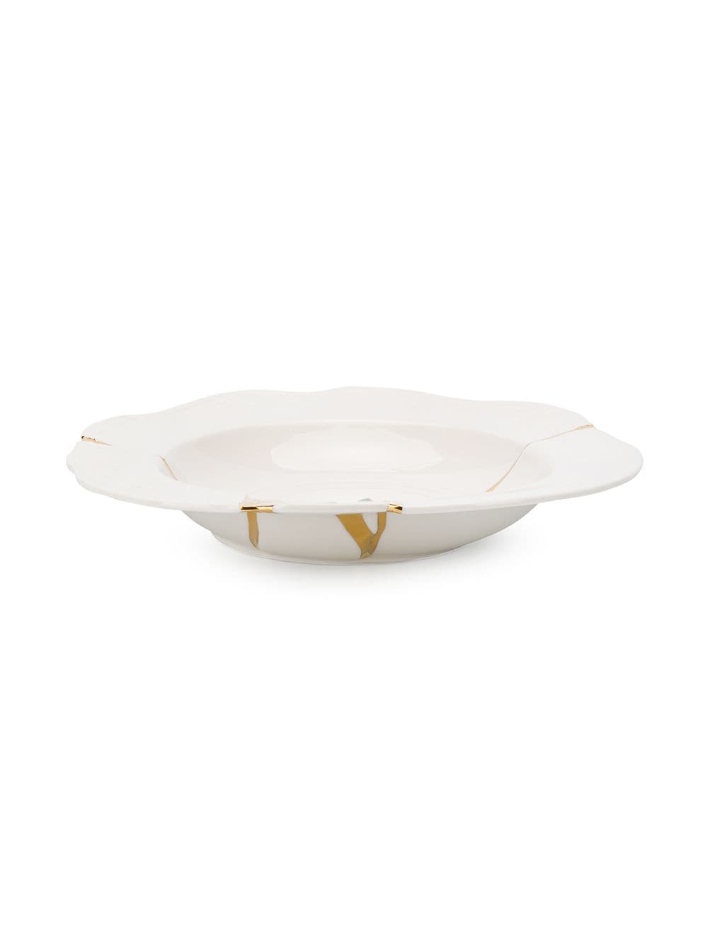 PIATTO FONDO IN PORCELLANA ø Cm.22 h.4 "KINTSUGI-n`3"
