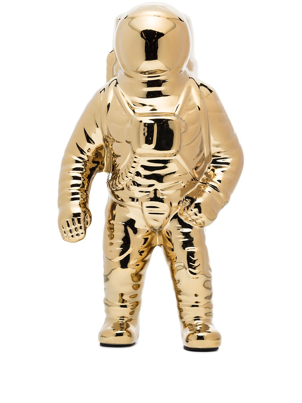 VASO IN PORCELLANA ASTRONAUTA "COSMIC-DINER-STARMAN-GOLD"