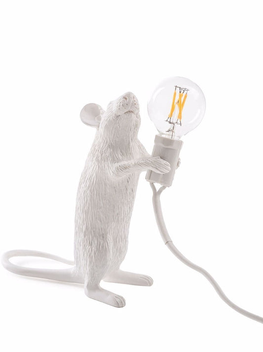 LAMPADA IN RESINA "MOUSE LAMP-STEP" Cm.6x13,3 h. 14,5 -IN PIEDI USB