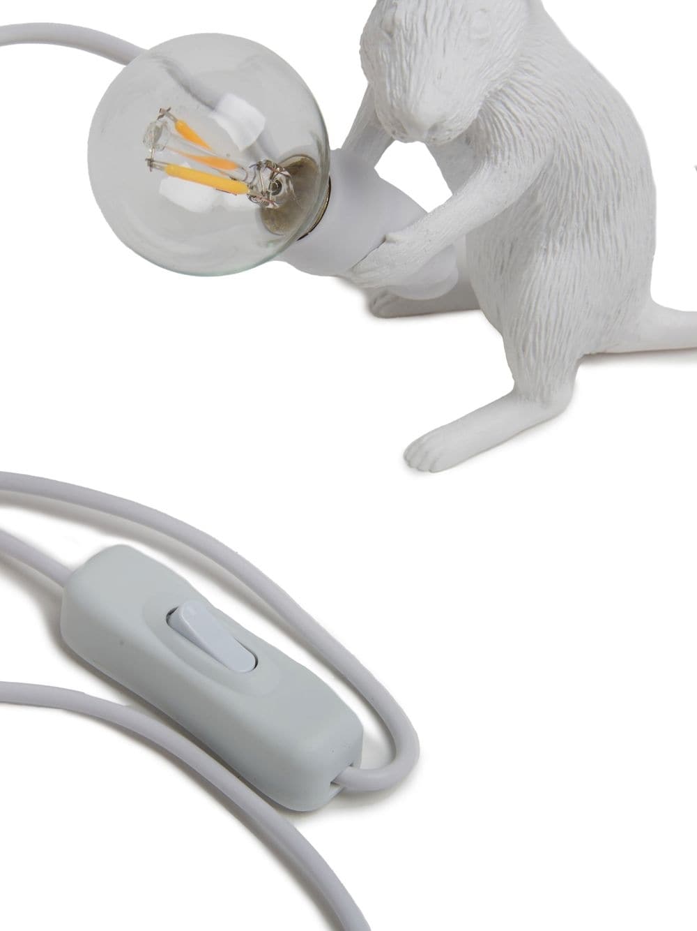 LAMPADA IN RESINA "MOUSE LAMP-MAC" - TOPO SEDUTO USB